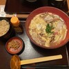 杵屋 - 王さんの卵とじうどん定食