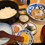 Tsuri Yado Sakaba Madzume Nishi Shinjuku Ten - 鯛めし＆鯛の胡麻ダレ