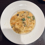 Pasta no Mise PRIMO - 2022年10月 自家製手打ち麺えびのトマクリームソース（Bセット）1,870円（税込）