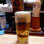 柳 - 生ビール 450円