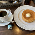 Hoshino Coffee Ten Takamatsudamura Ten - パンケーキシングルにモカコーヒー