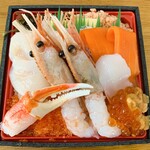 Umi no Sachi Hamanaka Seafood Tei - 豪快海鮮弁当…税込2700円