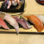 Cho Gourmet Kaiten Sushi Musashimaru Kosai Ten - 店長いちおし5貫盛り