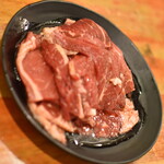 七輪焼肉 安安 - 安安カルビ・タレ（１人前２９０円・写真は２人前５８０円）２０２２年１１月