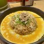 丸源ラーメン - 「鉄板焼き玉子チャーハン」¥250