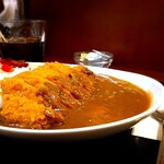 MIR CAFE - カツカレー(￥900)。揚げたてだから美味しいの！