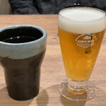 Kawa Sho Tokyu Yoshijoji Ten - 焼酎とグラスビール