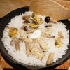 煮込みフレンチ sunao食堂​ - アサリとキノコのスキレットご飯