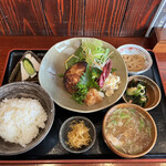 Soba & Dining Nishino - ハンバーグ定食（税込み１０００円）