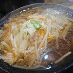 Chuka Hanten Fukugen - もやし炒めの醤油ラーメン（正式名称忘れました。）スープ美味しかった♪