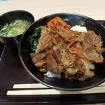 Niku no Yama Gyu Yumetaun Takamatsu Ten - カルビ焼肉丼（中）760円