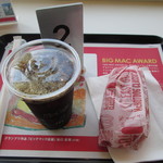 McDonald's Shikiguntawaramoto Ten - 2013.05.25 ホットドッグセット　ハッシュドポテトは後からきました。３９０円！