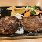 Jukusei Gyu Steak & Premium Hamburger Steak Gottie's BEEF Yunibasaru Shitiuoku Oosaka Ten - 