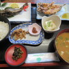 ひこ山食堂 - 料理写真:・【ヤマメ定食（竹）　２３５０円】（ヤマメ塩焼き・から揚げ・鯉こく・小鉢）