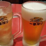 弐ノ弐 - 生ビール、ハイボール