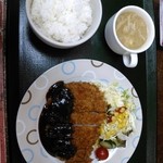 Sea Plaza Kamaishi Poisson Blanc - ロースカツ定食　美味い！