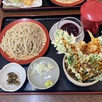 Soba Dokoro Oume - 天丼セット1,200円(税込)