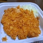 かつや - ロースカツ定食(605円)　ロースカツ