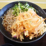 Oshokuji Dokoro Tama Tei - かき揚げ二八蕎麦720円