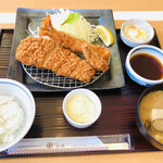 Tonkatsu Maisen Rumineogikuborestoran - 黒豚と海鮮ミックスフライ膳　豚汁変更