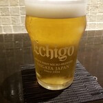 Echigo Tsumari An - こしひかり越後ビール：680円