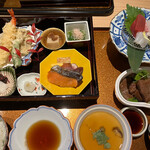 Private rooms Kaiseki Kitaoji Shinbashi Saryo Shiodome City Center Ten - ランチ会食