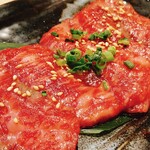 Gyutan All you can eat Sendai Horumon Yakiniku Sakaba Tokiwatei Takadanobaba Ten - 黒毛和牛上カルビ