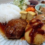 フキノトウ食堂andカフェ - 新春フキノトウ定食 1,400円、ドリンクセット 200円(税込)。