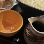 釜揚げうどん 鈴庵 - いか天盛り釜揚げうどん