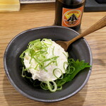 Ise Kadoya Beer Ekyutoedishon Shinbashi Ten - ちち豆腐（￥418）。食感や味わいは、クリームチーズそのもの！ 豆乳から作るらしい