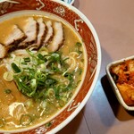 Ramen Sumiichi Osaka Izumi Ten - 味噌チャシュ麺&キムチ♪