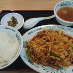 Hidakaya Wing Kitchen Kanazawa Hakkei Ten - バクダン炒め定食