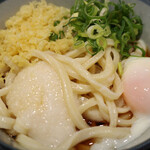 うどんの祥 かな泉 - とろ玉ぶっかけうどん大