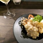 Ouchi Bistro chou-chou - エビと海老味噌のポテトサラダ