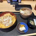 Honjo Sunaba - かつ丼セット　1,100円