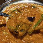 India Asian Ryori & Sumiyaki Izakaya PURNIMA - なすマサラカレーのアップ