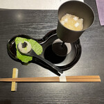 Shuko Osaka Manpuku Do - 山葵葉に一口餅にキャビア、蟹に蕪