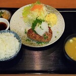 Sumibi Yaki Shokudo Kokoro - 店仕込おろしポン酢ハンバーグ定食