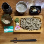 Soba Dokoro Fukuichi - そば粥セット(もり選択)¥1400 ぜんざい写真忘れ