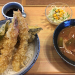 Shimakaze Shokudo Ichinomiya Ten - 海老天丼なランチ