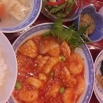 China Palace - エビ・イカチリソース定食