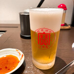 Yakiniku Ojisan - 生ビール　グラス　550円