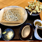 そば香房 おかげ - 天丼セット