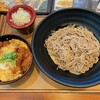 Hachiro Soba Shiraoka Ten - ロースカツ丼とせいろそばセット