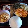 Magome Chaya - かき揚げ蕎麦と栗の炊き込みご飯