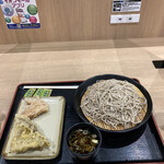 Shinshu Soba Dokoro Ogiso Seifunjo Ionmoru Takasaki 3 Kai Ten - 大盛り蕎麦　ミニ山賊焼き　舞茸天