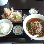 Taiwanese Fukuryu Tei - 唐揚げランチ(台湾ラーメン)