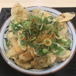 Marugame Seimen Ionmorufukutsuten - 揚げたてごぼ天美味かった。が、オペが少々まずかった