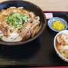 手打ちうどん専門 だいご - 料理写真:和牛とじうどんと、山菜おこわ