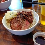 Tokyo Steak Don Gabusu Honkomagome Honten - ガブスステーキ丼(150g)　900円